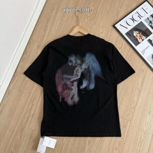 ブランド 偽物 激安 通販快適な着心地限定版プリント半袖Tシャツオフホワイト