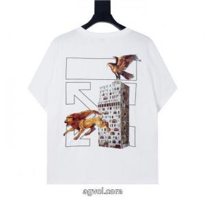 Off-Whiteブランド コピー 通販最高級 大注目！  型崩れしにくい半袖Tシャツ