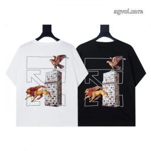Off-Whiteブランド コピー 通販最高級 大注目！  型崩れしにくい半袖Tシャツ