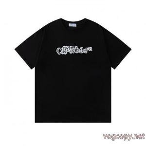 偽 ブランド新作追加! 2026限定 男女兼用に人気 清涼感あるカジュアル半袖TシャツOff-White