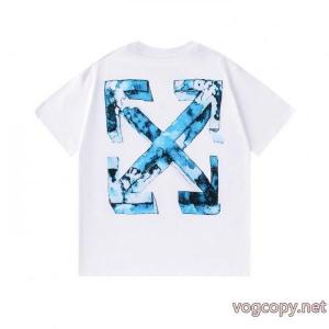 偽 ブランド新作追加! 2026限定 男女兼用に人気 清涼感あるカジュアル半袖TシャツOff-White