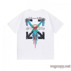 防寒性に優れた 一流の憧れブランド 新作限定極上エレ女スーパー コピー 品Off-White半袖Tシャツ