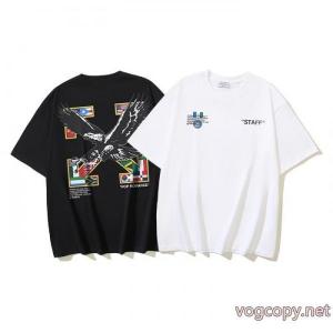 半袖TシャツOff-White目玉商品  快適な履き心地 秋服コーデ2026年版ブランド スニーカー 激安