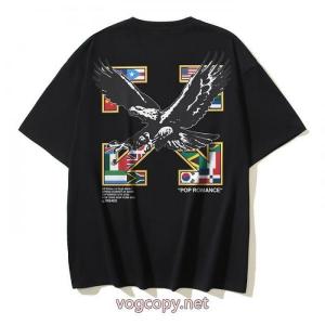 半袖TシャツOff-White目玉商品  快適な履き心地 秋服コーデ2026年版ブランド スニーカー 激安