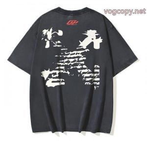 ブランド スニーカー 激安オフホワイト半袖Tシャツレビュー高い 新作入荷品質保証 人気話題