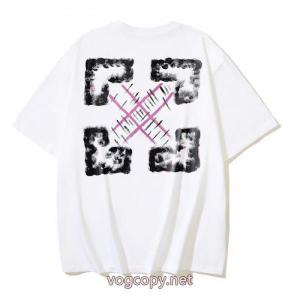 Off-White半袖Tシャツ相性の良い 極美品 新作アイテムブランド コピー 品