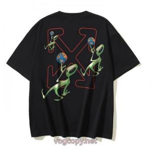 Off-White緊急大幅値下げ！ 最新作入荷 高級感のあるデザイン半袖Tシャツ偽物 通販