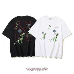 Off-White緊急大幅値下げ！ 最新作入荷 高級感のあるデザイン半袖Tシャツ偽物 通販