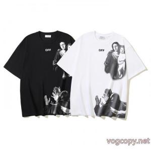 オフホワイト半袖TシャツTOPセラー賞 日本限定素材 超人気新作登場ブランド スニーカー 激安