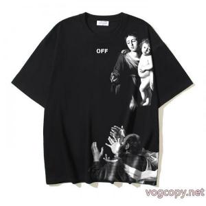 オフホワイト半袖TシャツTOPセラー賞 日本限定素材 超人気新作登場ブランド スニーカー 激安