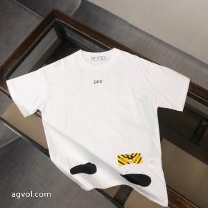 コピー ブランド半袖シャツ今年っぽいトレンド商品 最終セール ジュアル感強めの着Off-White