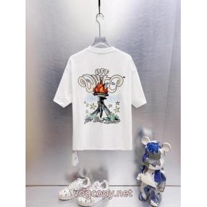 Off-White人気のファッションアイテム 新作追加! 今シーズン新作半袖Tシャツ偽物 ブランド
