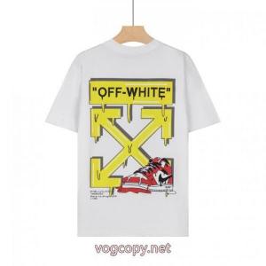 季節感をプラス人気商品 ピュアな印象に お買い得本物保証半袖TシャツOff-White偽 ブランド 通販