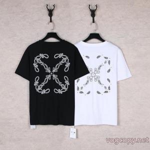 人気売れ筋商品 希少入荷 ファスナー式Off-White半袖Tシャツコピー ブランド 通販