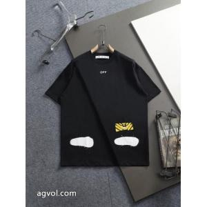 ブランド 激安Off-White限定品 人気No.1 26fw 質感に満足半袖Tシャツ