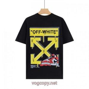 コピー 通販半袖TシャツOff-White豊富なサイズ 先着順早い者勝ち限定 26ss 異素材