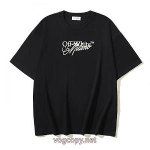 Off-White完璧なシルエット 最終価格 抜け感のある夏着物偽 ブランド 通販半袖Tシャツ