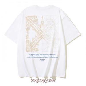 Off-White完璧なシルエット 最終価格 抜け感のある夏着物偽 ブランド 通販半袖Tシャツ