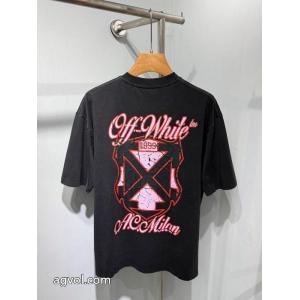 コピー ブランド 通販 安心綺麗に決まるフォルム！ 美品*稀少 大胆にTシャツオフホワイト.