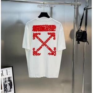 スーパー コピー 安心Off-White在庫あり即納 暖かな着心地 軽量で薄手の半袖Tシャツ