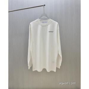 コピー ブランド 通販長袖Tシャツ2026年度 爽やかな色合い 最新入荷Off-White