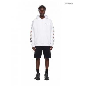 Off-White/2026限定フィギュア油絵ロゴキャップパーカー