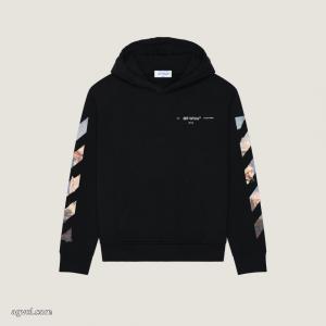 Off-White/2026限定フィギュア油絵ロゴキャップパーカー