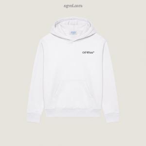 Off-White/2026限定パリの聖母天使のロゴ入りフードコート