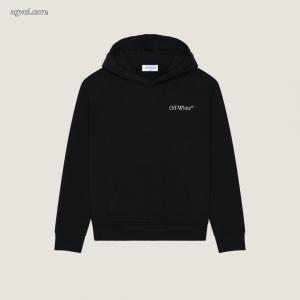 Off-White/2026限定パリの聖母天使のロゴ入りフードコート