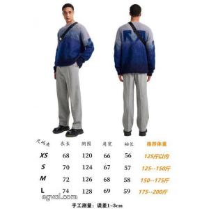OFF-whiteグラデーション矢印モデル馬海毛/セーター男女同型
