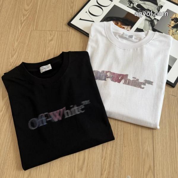 ブランド 偽物 激安 通販快適な着心地限定版プリント半袖Tシャツオフホワイト 5 