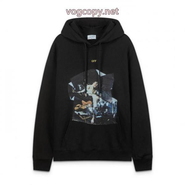 off white 25 ss新型フィギュア460 gゆったり版キャップ付きパーカー 3