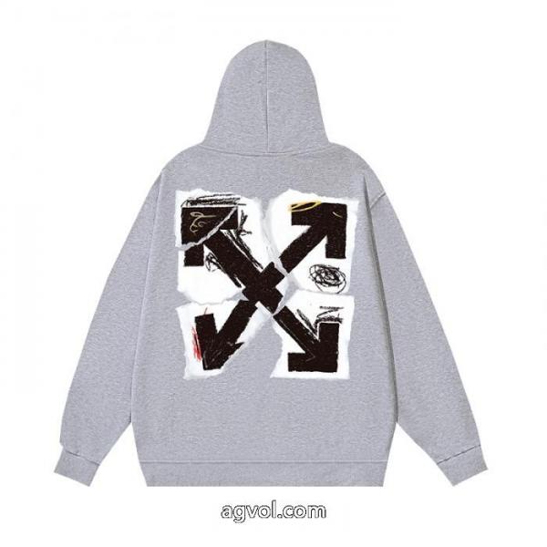 ロゴが素敵 大人シンプルな 25SS海外直営ブランド コピー 激安パーカーOff-White 5 