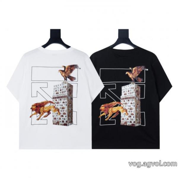 Off-Whiteブランド コピー 通販最高級 大注目！  型崩れしにくい半袖Tシャツ 0 