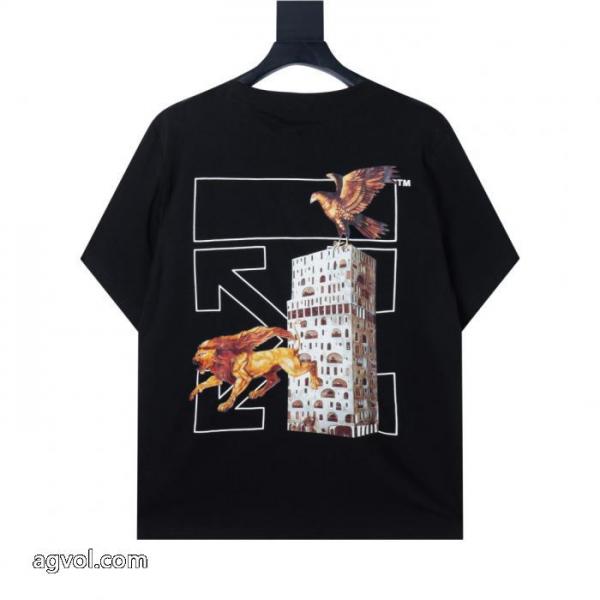 Off-Whiteブランド コピー 通販最高級 大注目！  型崩れしにくい半袖Tシャツ 5 