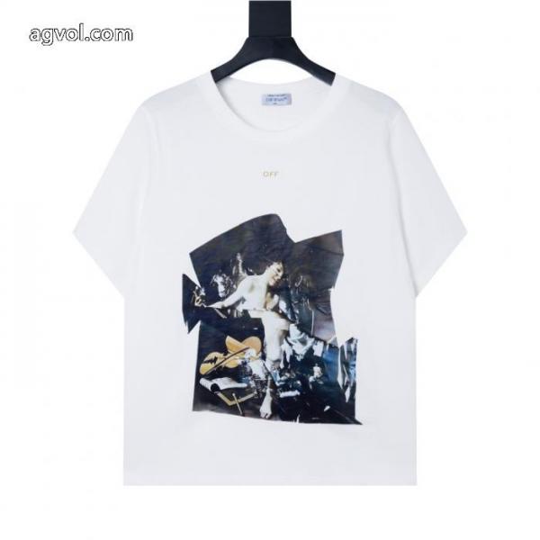 最安値2026 大人の色味 魅力を放つ半袖TシャツOff-Whiteブランド スーパー コピー 優良店 2