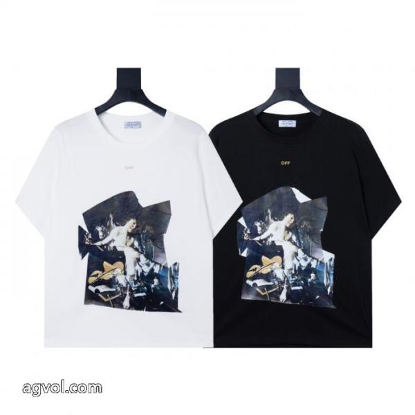 最安値2026 大人の色味 魅力を放つ半袖TシャツOff-Whiteブランド スーパー コピー 優良店 3
