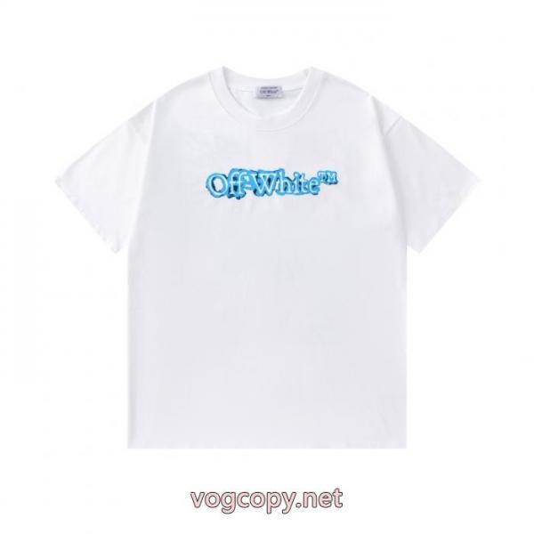 偽 ブランド新作追加! 2026限定 男女兼用に人気 清涼感あるカジュアル半袖TシャツOff-White 5
