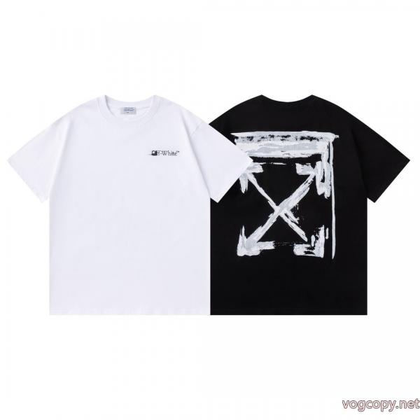 ブランド コピー 品季節を問わず活躍し 品質保証最新作 格好良い人気定番Off-White半袖Tシャツ 0 