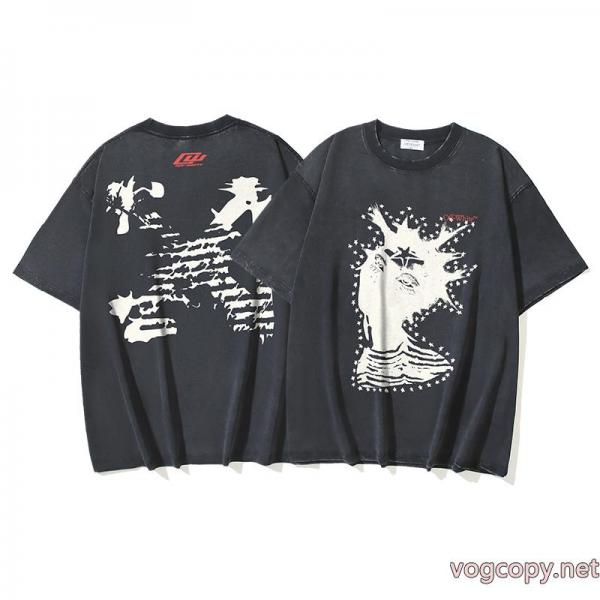 ブランド スニーカー 激安オフホワイト半袖Tシャツレビュー高い 新作入荷品質保証 人気話題 0