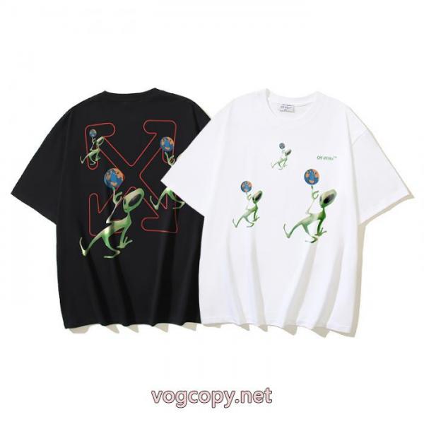 Off-White緊急大幅値下げ! 最新作入荷 高級感のあるデザイン半袖Tシャツ偽物 通販 1