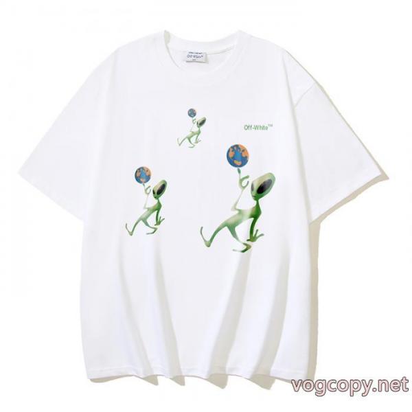 Off-White緊急大幅値下げ! 最新作入荷 高級感のあるデザイン半袖Tシャツ偽物 通販 4