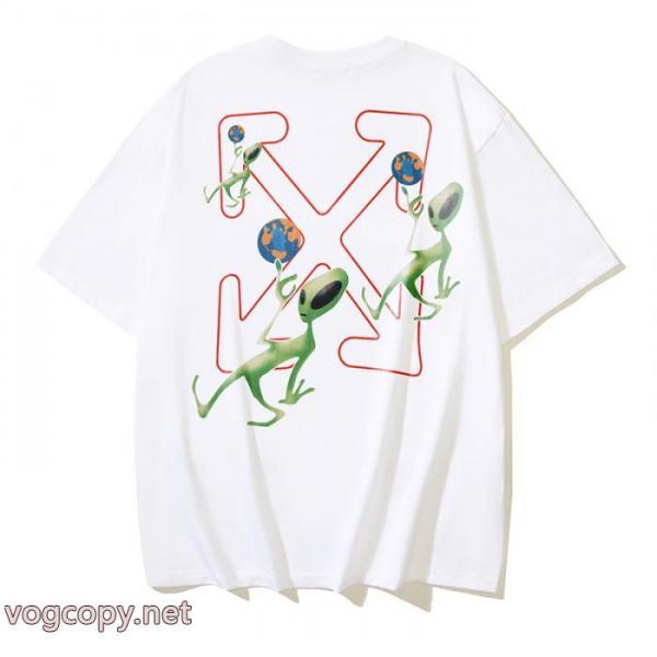 Off-White緊急大幅値下げ! 最新作入荷 高級感のあるデザイン半袖Tシャツ偽物 通販 5