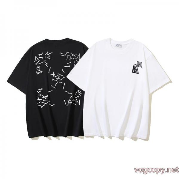 激安 ブランド 通販セレブ愛用上品 超希少商品 人気定番セール半袖TシャツOff-White 0