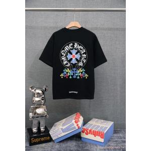 2026最新コラボ完売間近 通気性が良い 雑誌掲載偽物 ブランド ショップ半袖Tシャツクロムハーツ