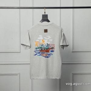 新作入荷定番人気 超激レア人気新作 機能性も忘れない！スーパー ブランド コピー半袖TシャツLOUIS VUITTON