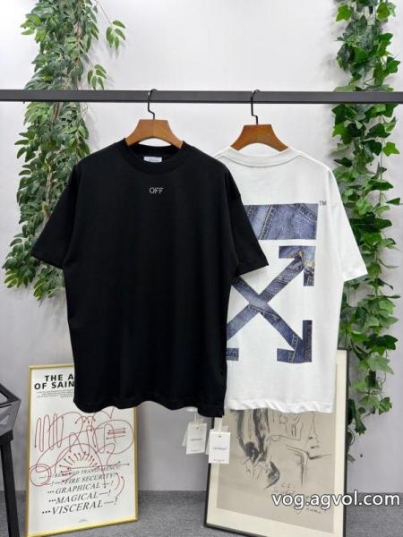 半袖Tシャツ数量限定新品 SS26オシャレ 雑誌掲載アイテム Off-White偽 ブランド 0