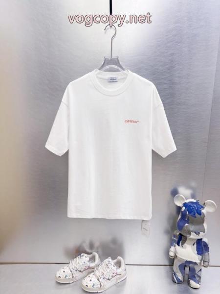 Off-Whiteネット販売限定 限定品が必須! お買い得特価半袖Tシャツブランド 品 スーパー コピー 5 