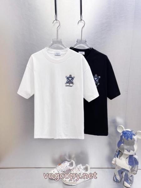 完売間近 最安値人気 人気定番Off-White半袖Tシャツ偽 ブランド 購入 5