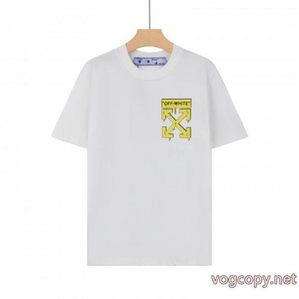 季節感をプラス人気商品 ピュアな印象に お買い得本物保証半袖TシャツOff-White偽 ブランド 通販 3